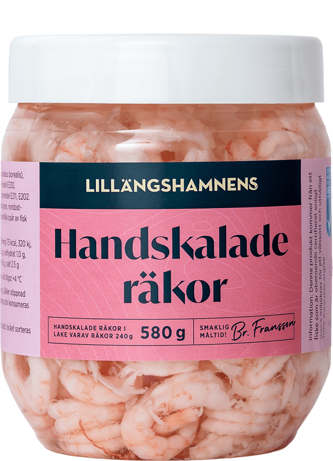 Handskalade räkor