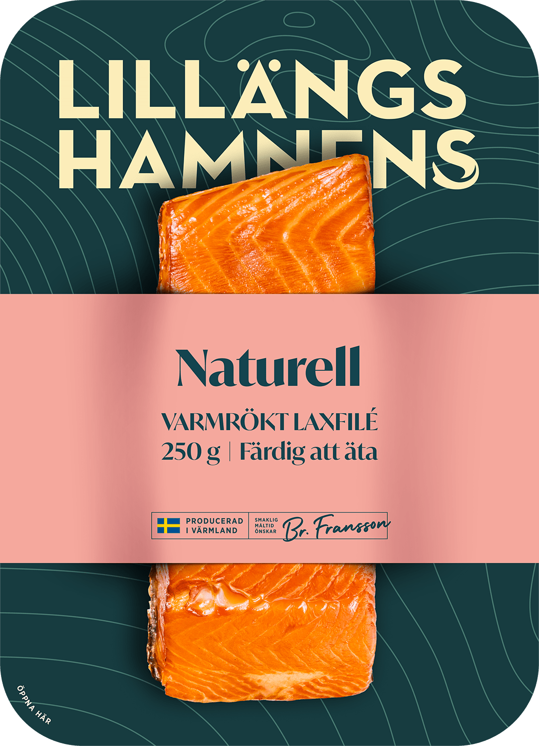 Naturell Varmrökt Laxfilé